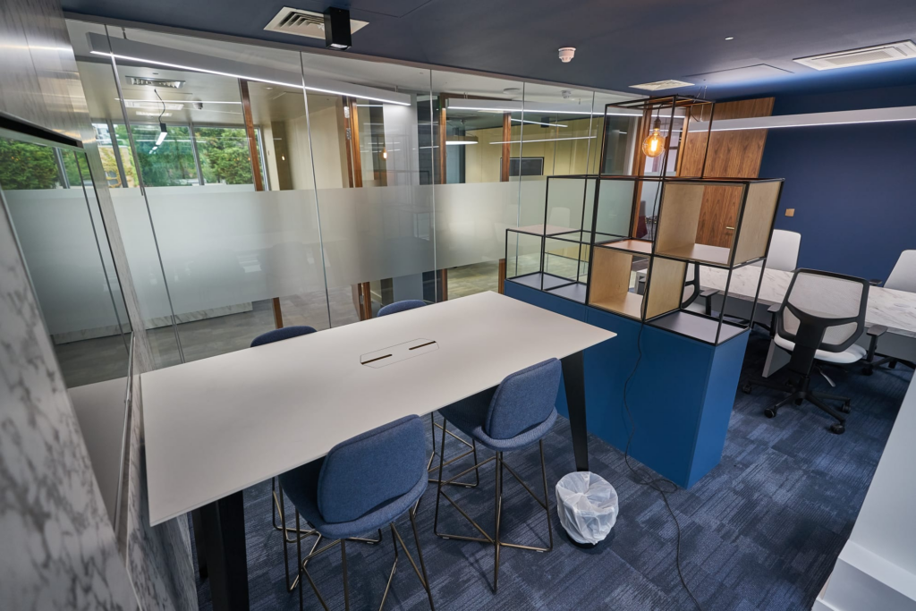 A workspace interior at Regent 88